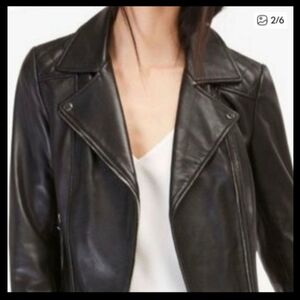 Women's Black Leather Jacket